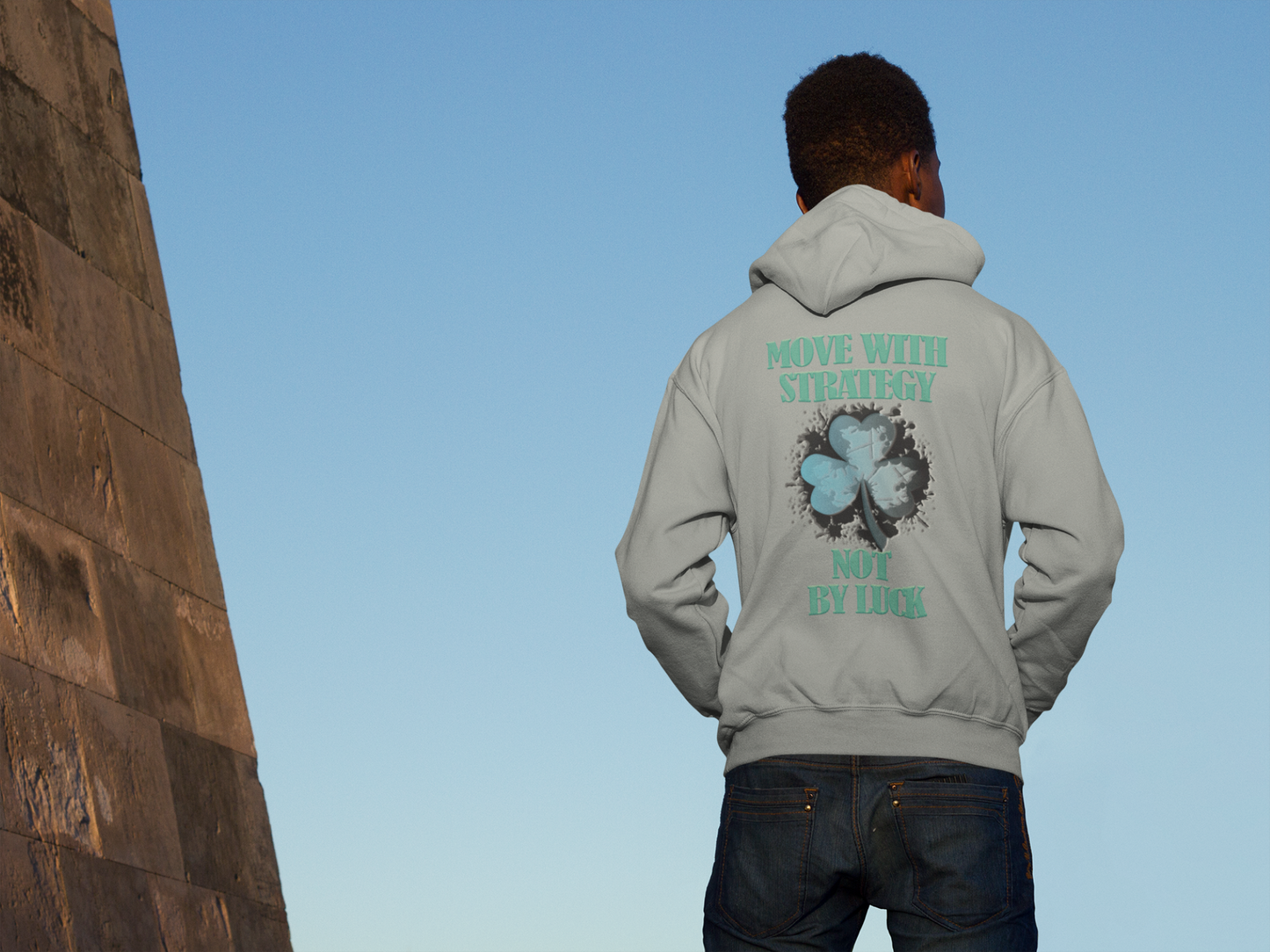 Move With Strategy Not By Luck - Basic Unisex Hoodie