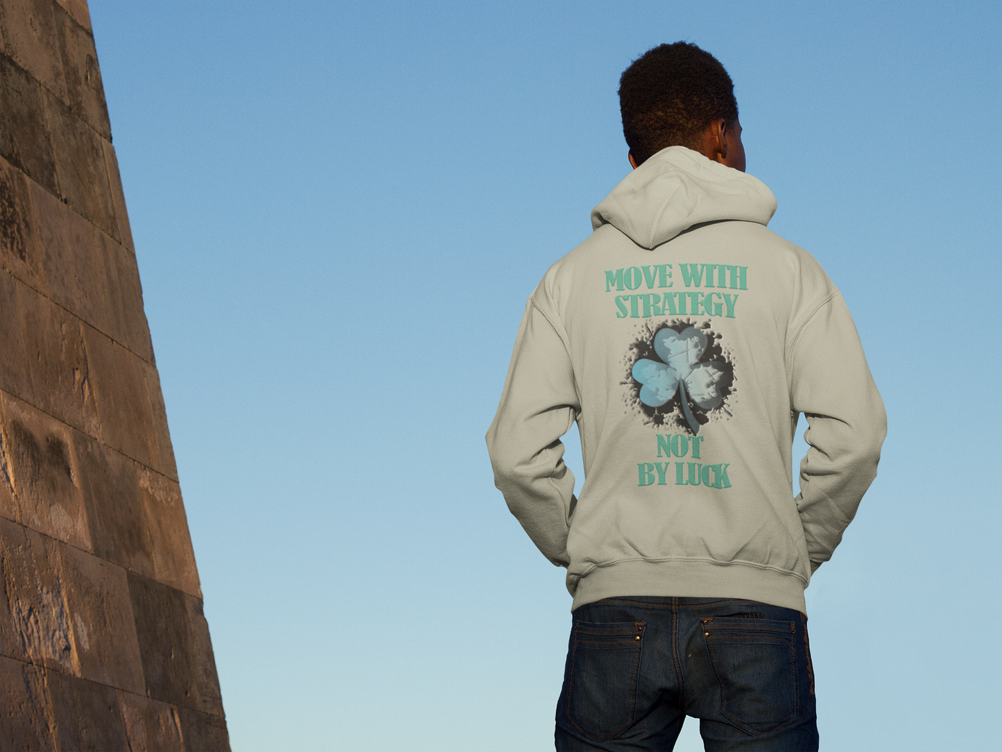 Move With Strategy Not By Luck - Basic Unisex Hoodie